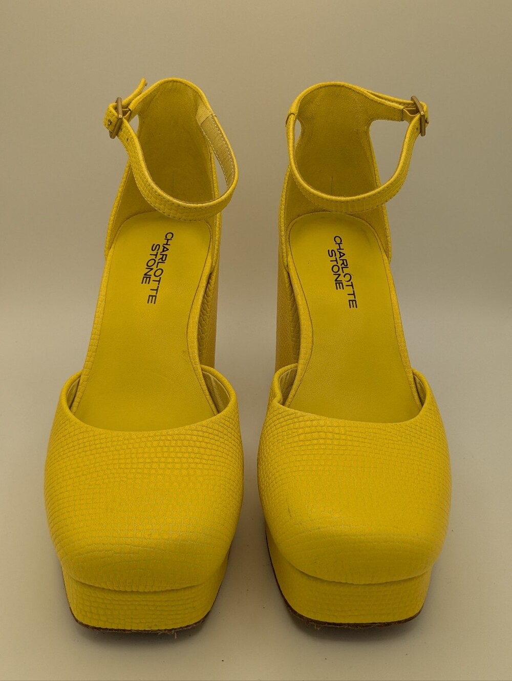 Charlotte Stone • Fran Mary Jane Platform Heels